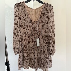 NWT Long Sleeve Mini Dress